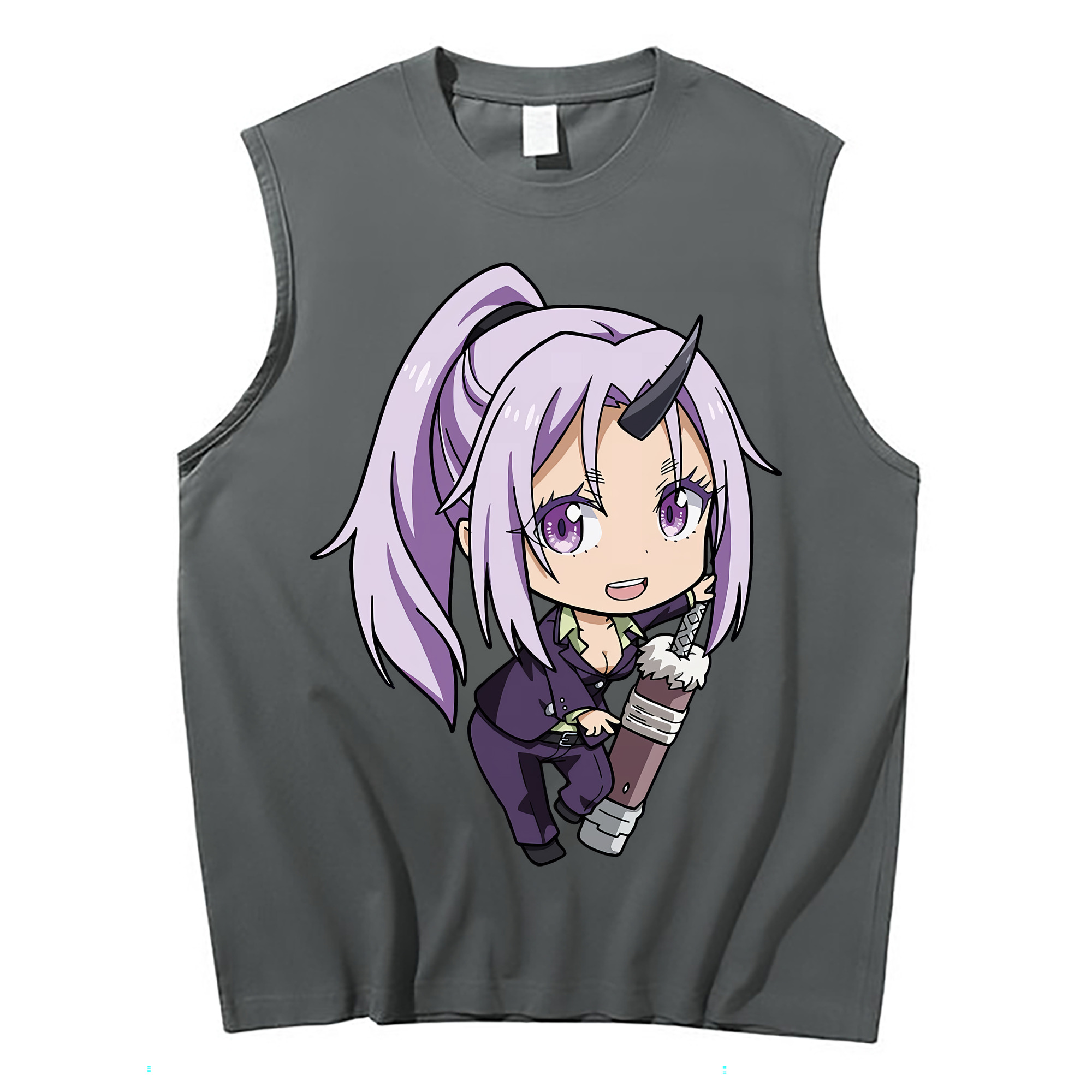 （画像用） 転スラ Regarding Reincarnated to Slime コットン100％タンクトップ（フロントプリント）